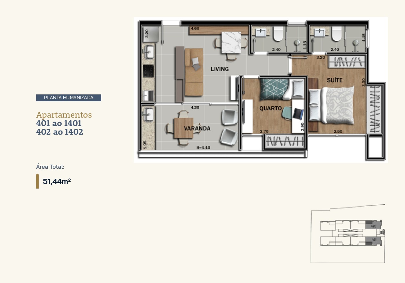 Apartamento, 2 quartos - Foto 13