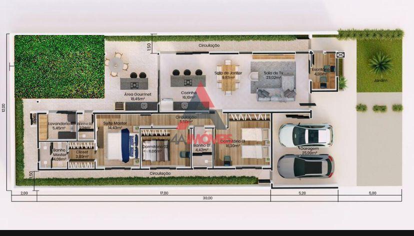 Casa de Condomínio, 3 quartos - Foto 3