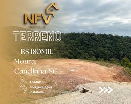 Lote/Terreno de no bairro Moura, em Canelinha | Eu Corretor