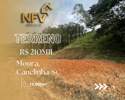 Lote/Terreno de 15m² no bairro Moura, em Canelinha | Eu Corretor