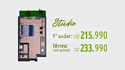 Studio de 1 quarto, 24m² no bairro Mutari, em Santa Cruz Cabrália | Eu Corretor