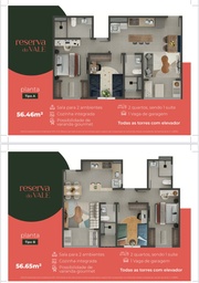 Apartamento de 2 quartos, 58m² no bairro Pium (Distrito Litoral), em Parnamirim | Eu Corretor