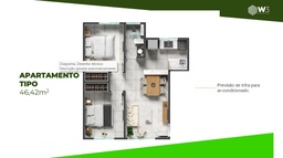 Apartamento de 2 quartos, 46m² no bairro Nova Esperança, em Parnamirim | Eu Corretor