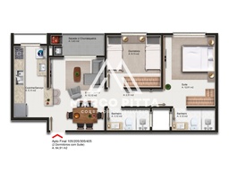 Apartamento de 79m² no bairro Ingleses, em Florianópolis | Eu Corretor