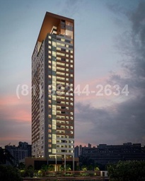 Flat de 1 quarto, 28m² no bairro Boa Vista, em Recife | Eu Corretor
