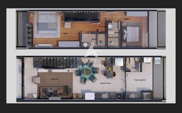 Geminado de 2 quartos, 70m² no bairro Santa Catarina, em Joinville | Eu Corretor