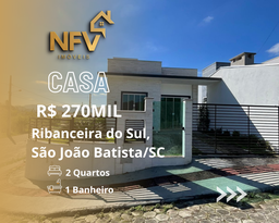 Casa de 2 quartos, 60m² no bairro Ribanceira do Sul, em São João Batista | Eu Corretor