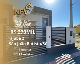 Casa de 2 quartos, 60m² no bairro Tajuba 2, em São João Batista | Eu Corretor