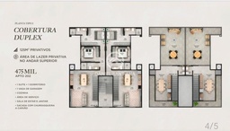 Cobertura de 2 quartos, 125m² no bairro Itacolomi, em Balneário Piçarras | Eu Corretor