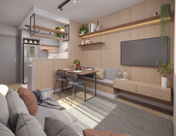 Apartamento de 2 quartos, 40m² | Eu Corretor