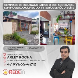 Casa de 2 quartos, 110m² no bairro Quinta Acorianos , em Barra Velha | Eu Corretor