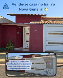 Casa de 3 quartos, no bairro Nova General, em General Salgado | Eu Corretor