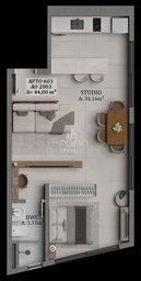 Studio de 1 quarto, no bairro Itajuba, em Barra Velha | Eu Corretor