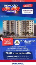 Apartamento de 55m² no bairro Jardim do Ingá, em Luziânia | Eu Corretor