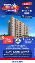 Apartamento de 55m² no bairro Jardim do Ingá, em Luziânia | Eu Corretor