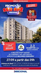 Apartamento de 55m² no bairro Jardim do Ingá, em Luziânia | Eu Corretor