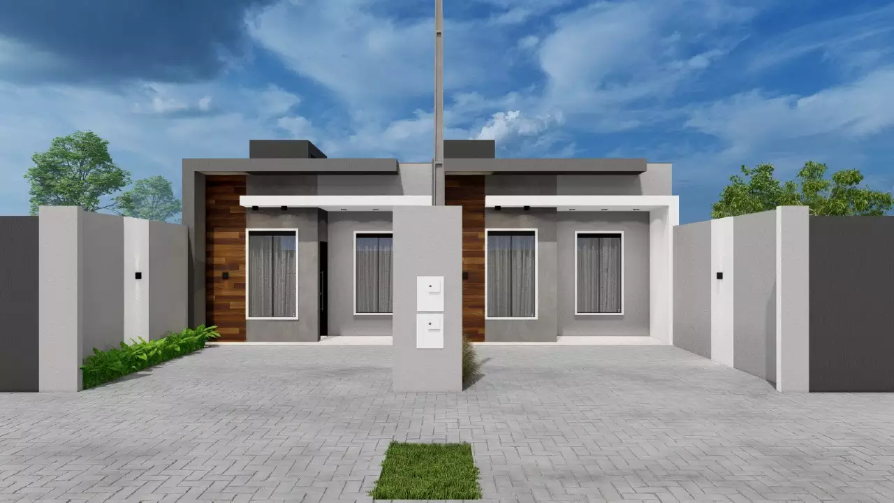Casa de 2 quartos, no bairro Floresta, em Cascavel | Eu Corretor