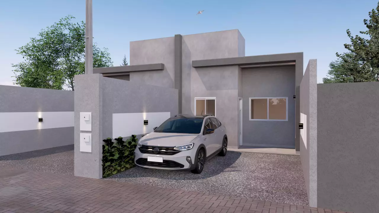Casa de 2 quartos, 100m² no bairro Loteamento Barcelona , em Cascavel | Eu Corretor