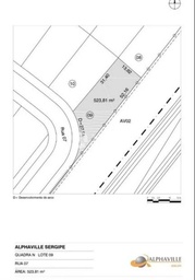 Lote/Terreno de 524m² no bairro Alphaville, em Barra dos Coqueiros | Eu Corretor