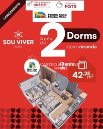 Apartamento de 2 quartos, 42m² no bairro Jardim das Paineiras I, em São José dos Campos | Eu Corretor