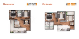 Apartamento de 2 quartos, 51m² no bairro Parque Residencial Flamboyant, em São José dos Campos | Eu Corretor