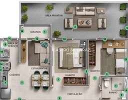 Apartamento de 41m² no bairro Parque dos Ipês, em São José dos Campos | Eu Corretor
