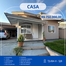 Casa de 3 quartos, no bairro Tajuba 2, em São João Batista | Eu Corretor