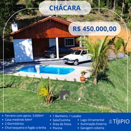 Chácara de 2 quartos, no bairro Tigipio, em São João Batista | Eu Corretor