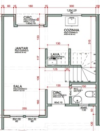 Sobrado de 3 quartos, 90m² no bairro Uberaba, em Curitiba | Eu Corretor