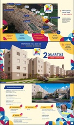 Apartamento de 55m² no bairro Condomínio Estância Mte. D'Armas I, em Brasília | Eu Corretor