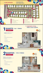 Apartamento de 55m² no bairro Condomínio Estância Mte. D'Armas I, em Brasília | Eu Corretor