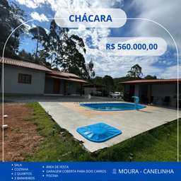 Chácara de 2 quartos, no bairro moura, em São João Batista | Eu Corretor