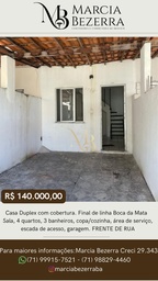 Casa de 4 quartos, 100m² no bairro Boca da Mata, em Salvador | Eu Corretor