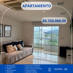 Apartamento de 2 quartos, no bairro centro, em São João Batista | Eu Corretor