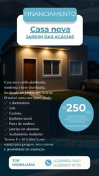 Casa de 2 quartos, 55m² no bairro Jardim das Acácias, em Castro | Eu Corretor