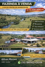 Fazenda/Sítios/Chácaras de 6 quartos, 4350000m² no bairro cavaco, em Amargosa | Eu Corretor
