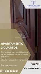 Apartamento de 3 quartos, no bairro Flávio de Oliveira (Barreiro), em Belo Horizonte | Eu Corretor
