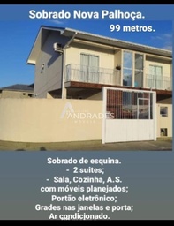Sobrado de 2 quartos, 99m² no bairro Nova Palhoça, em Palhoça | Eu Corretor