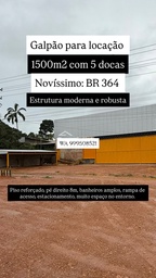 Galpão / Depósito / Armazém de 1600m² no bairro Rio Madeira, em Porto Velho | Eu Corretor