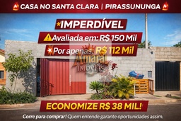 Casa de 2 quartos, 180m² no bairro Jardim Santa Clara, em Pirassununga | Eu Corretor