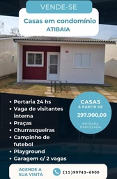 Casa de Condomínio de 2 quartos, 50m² no bairro Conjunto Habitacional José Barnet Y Vives, em Atibaia | Eu Corretor