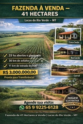 Fazenda/Sítios/Chácaras de no bairro Centro, em Lucas do Rio Verde | Eu Corretor