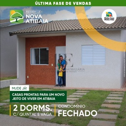 Casa de Condomínio de 2 quartos, 50m² no bairro Conjunto Habitacional José Barnet Y Vives, em Atibaia | Eu Corretor