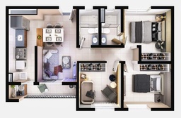 Apartamento de 3 quartos, 63m² no bairro Planalto, em Manaus | Eu Corretor