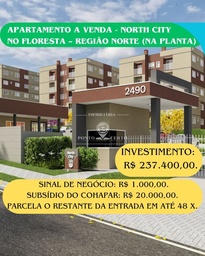 Apartamento de 2 quartos, 43m² no bairro Floresta, em Cascavel | Eu Corretor