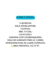 Apartamento de 2 quartos, 43m² no bairro Floresta, em Cascavel | Eu Corretor