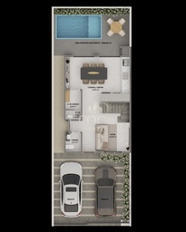 Sobrado de 3 quartos, 92m² no bairro Nova Barra Velha, em Barra Velha | Eu Corretor